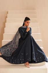 Blossom 3Piece Dhanak Embroidered D-006