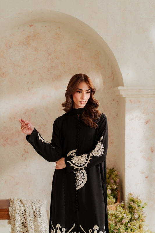 Blossom 3Piece Dhanak Embroidered D-010
