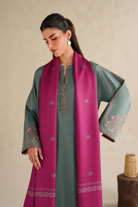 Blossom 3Piece Dhanak Embroidered D-005