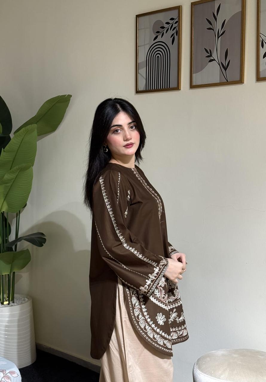 Blossom 2Piece Dhanak Embroidered D-001