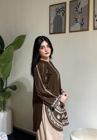Blossom 2Piece Dhanak Embroidered D-001